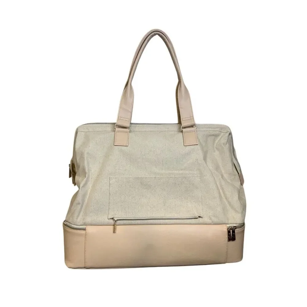 BEIS The Convertible Weekender in Beige